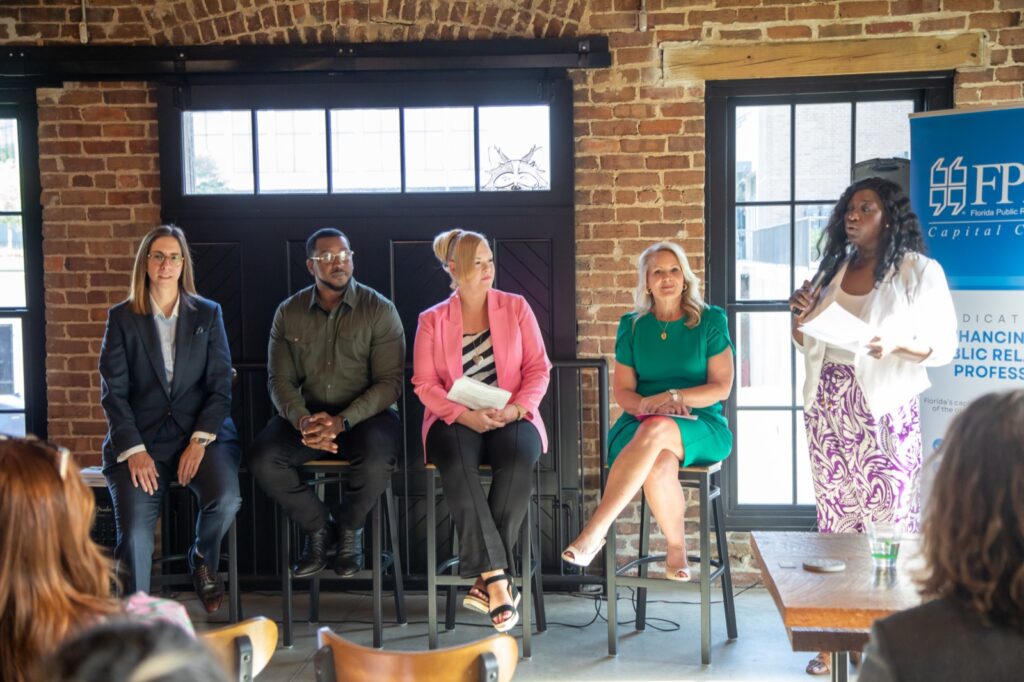 FPRA Capital Chapter members at a professional development panel event